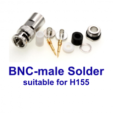 BNC male solder H155