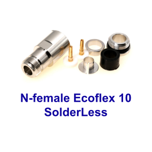 N-female solderless Ecoflex 10