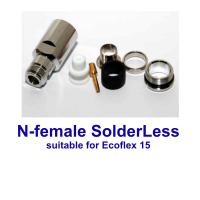 N-female solderless Ecoflex 15