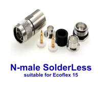 N-male solderless Ecoflex 15