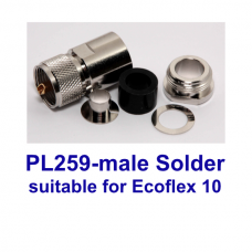 PL259-male solder Ecoflex 10
