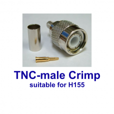 TNC male crimp H155