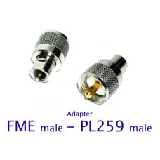 FME male - PL259 male adapter